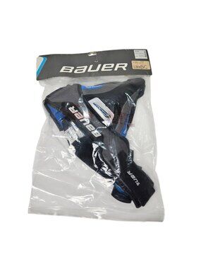 Bauer Women's Hockey Reactor Goal Jill Sr Support Black Gray Blue NEW With Tags